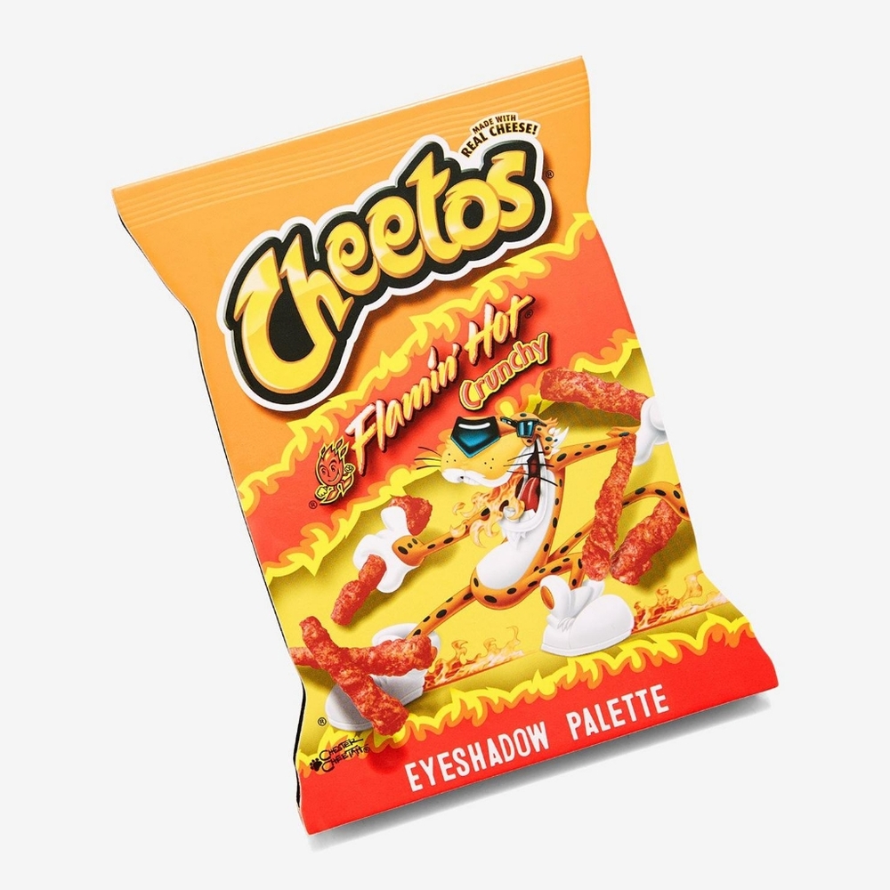 Chetos flamin hot Eyeshadow Palette.